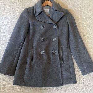 Calvin Klein Gray Pea Coat